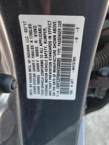 19XFC2F8XHE030085 Honda CIVIC EX