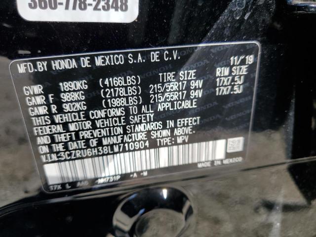 3CZRU6H38LM710904 Honda HR-V LX
