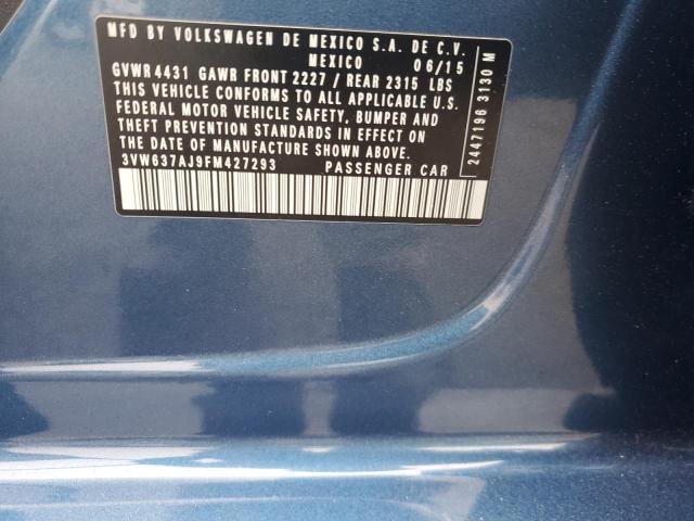3VW637AJ9FM427293 Volkswagen Jetta Hybrid