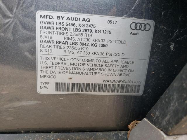 WA1BNAFY0J2017832 Audi Q5 Premium Plus