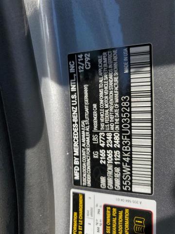 55SWF4KB3FU035283 Mercedes-Benz C 300 4matic