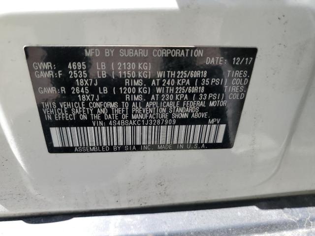 4S4BSAKC1J3287909 Subaru Outback 2.5i Limited
