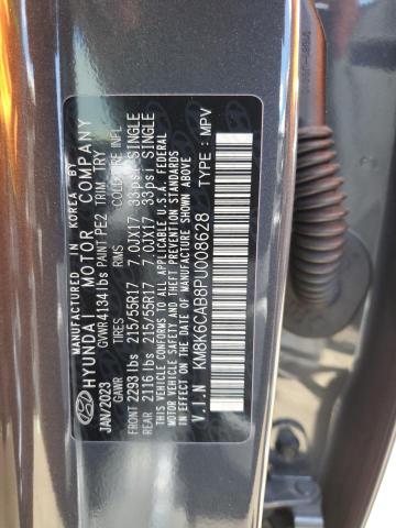 KM8K6CAB8PU008628 Hyundai Kona Sel