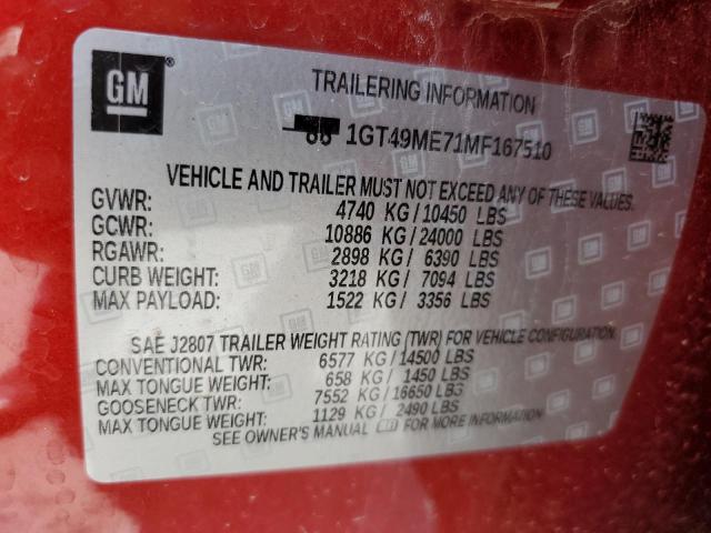 1GT49ME71MF167510 GMC Sierra K2500 Sle