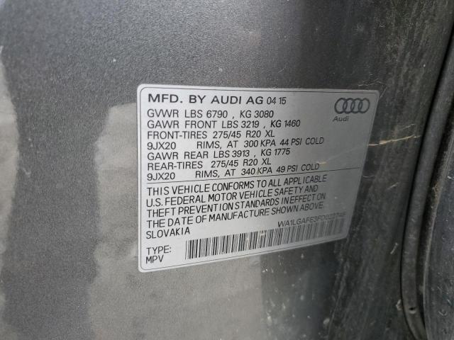 WA1LGAFE3FD022748 Audi Q7 Premium Plus