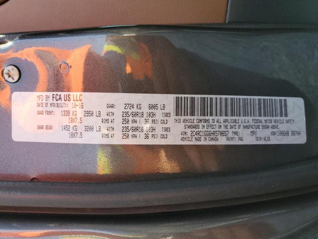 2C4RC1GG6HR570657 Chrysler Pacifica Limited