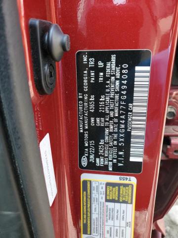5XXGM4A77FG494080 KIA Optima Lx