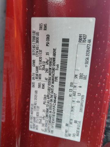 1FTEW1EG1FFC66407 Ford F150 Supercrew