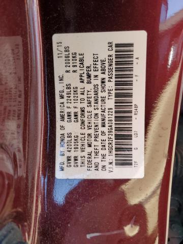 1HGCR2F39GA081229 Honda ACCORD LX