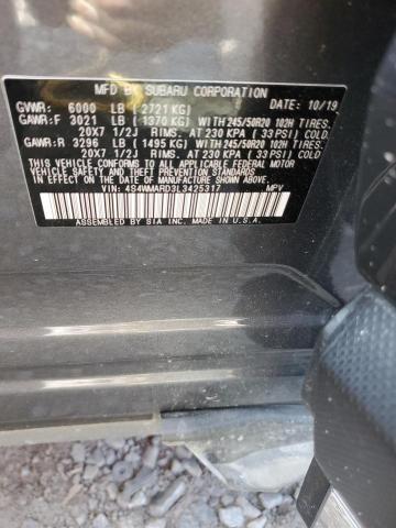 4S4WMARD3L3425317 Subaru Ascent Touring