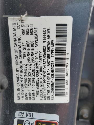 2HKRM4H38EH640212 Honda CR-V LX