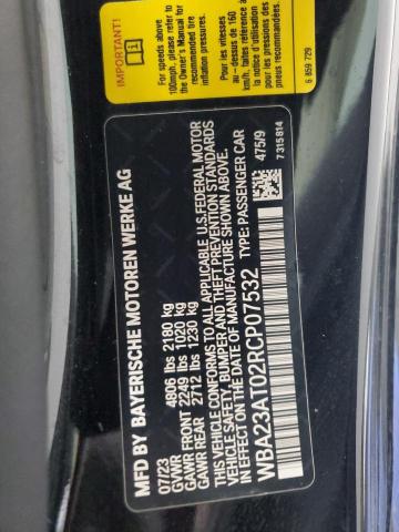 WBA23AT02RCP07532 BMW 430I