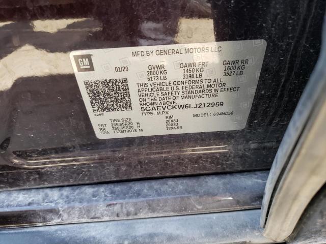 5GAEVCKW6LJ212959 Buick Enclave Av
