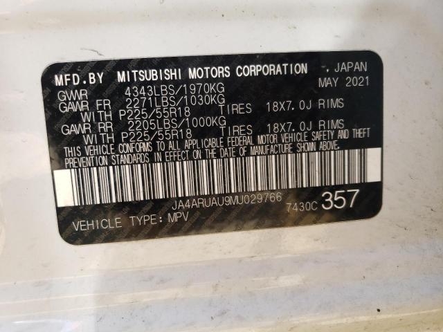 JA4ARUAU9MU029766 Mitsubishi Outlander Sport Es