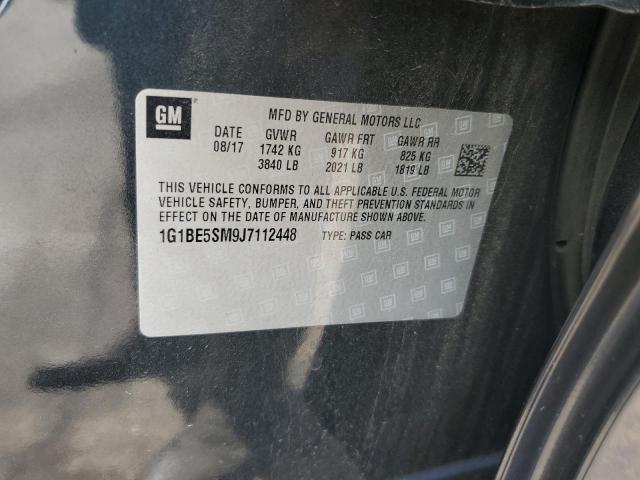 1G1BE5SM9J7112448 Chevrolet CRUZE LT