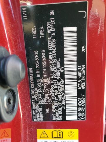 JTJBARBZ6F2001749 Lexus NX 200T