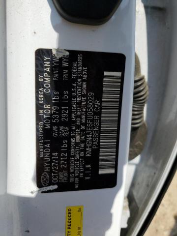 KMHGN4JE6FU058029 Hyundai Genesis 3.8l