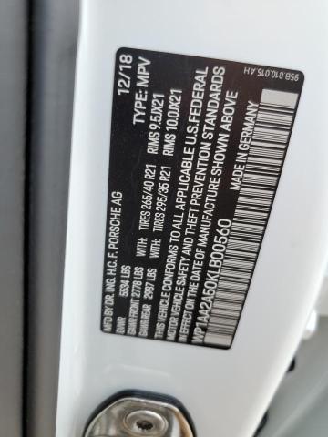 WP1AA2A50KLB00560 Porsche Macan