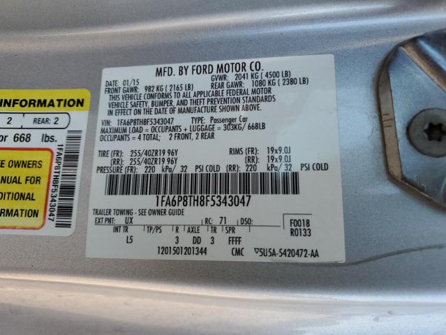 1FA6P8TH8F5343047 Ford Mustang