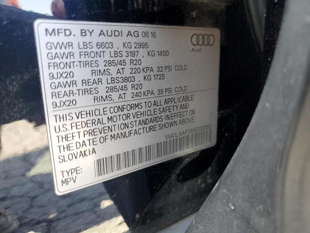 WA1LAAF79HD021092 Audi Q7 Premium Plus