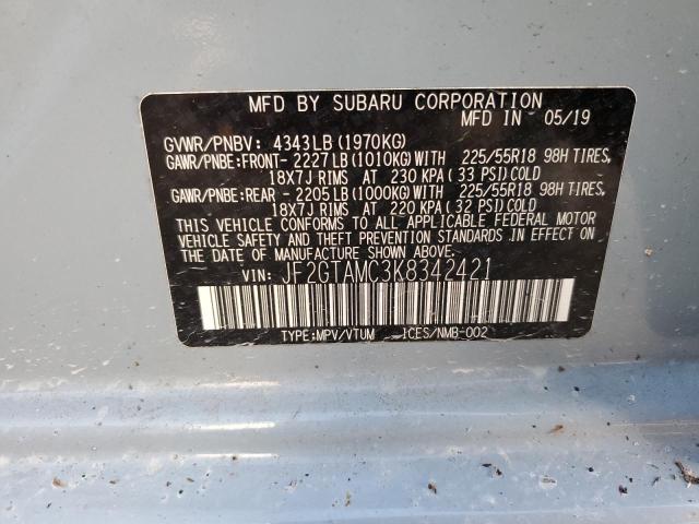 JF2GTAMC3K8342421 Subaru Crosstrek Limited