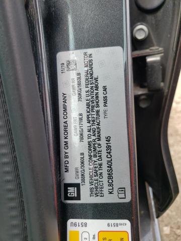 KL8CB6SA0LC439145 Chevrolet SPARK LS