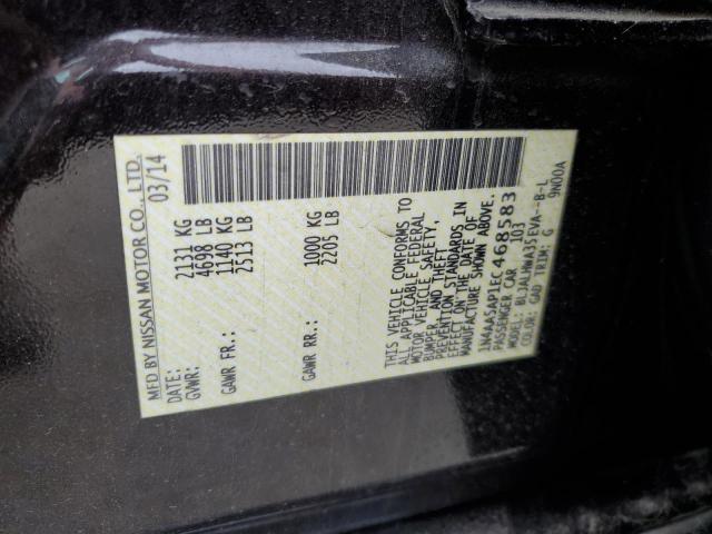 1N4AA5AP1EC468583 Nissan MAXIMA S