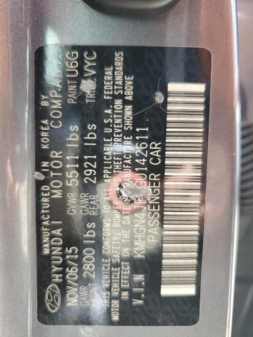 KMHGN4JE2GU142611 Hyundai Genesis 3.8l