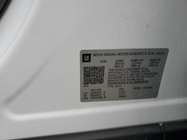 3GNAXKEVXLS699318 Chevrolet EQUINOX LT