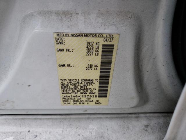1N4AL3AP9HC237918 Nissan ALTIMA 2.5
