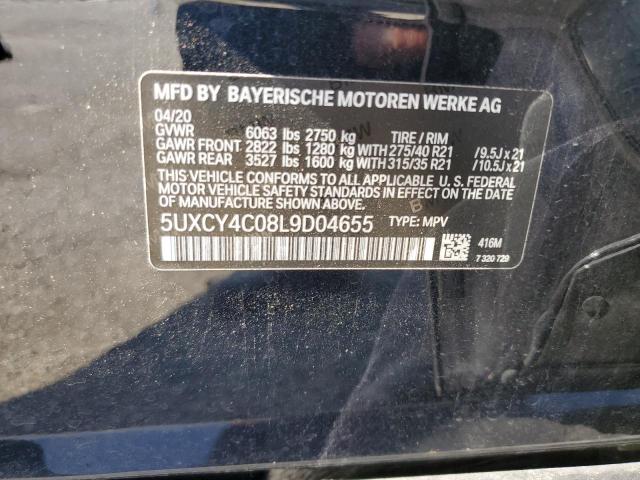 5UXCY4C08L9D04655 BMW X6 Sdrive 40i