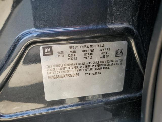 1G4GB5G3XFF220169 Buick Lacrosse