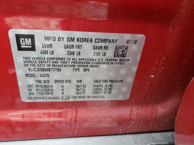 KL4CJESB6KB717784 Buick Encore Preferred