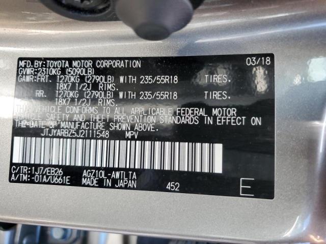 JTJYARBZ5J2111548 Lexus Nx 300 Base