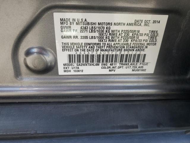 4A4AP4AU5FE015123 Mitsubishi Outlander Sport Se
