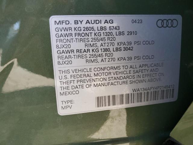 WA134AFY4P2145412 Audi Sq5 Sportback Prestige