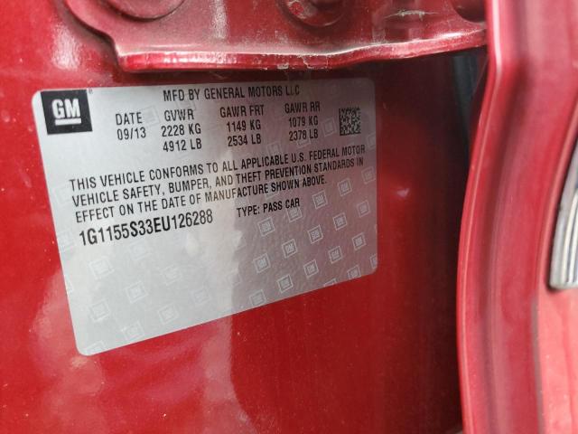 1G1155S33EU126288 Chevrolet IMPALA LTZ