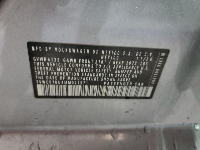 3VWC57BU4MM021571 Volkswagen JETTA S