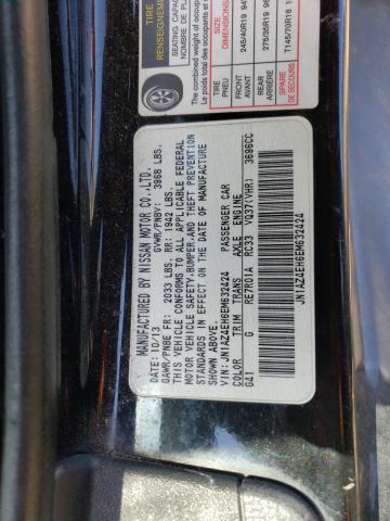 JN1AZ4EH6EM632424 Nissan 370Z BASE