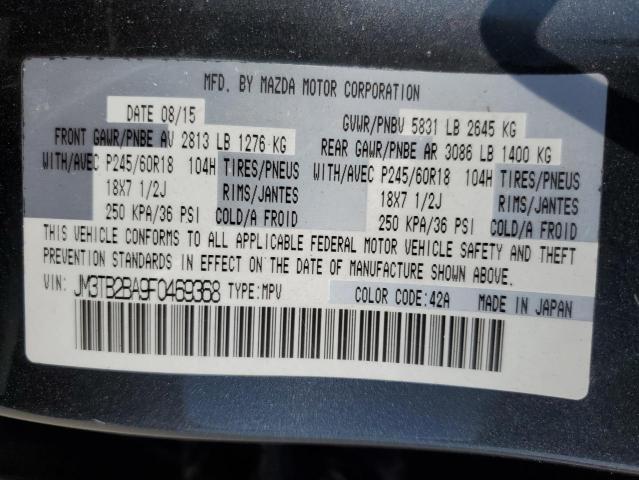 JM3TB2BA9F0469368 Mazda CX-9 SPORT