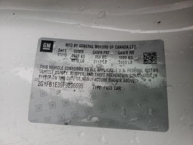 2G1FB1E39F9206695 Chevrolet CAMARO LS