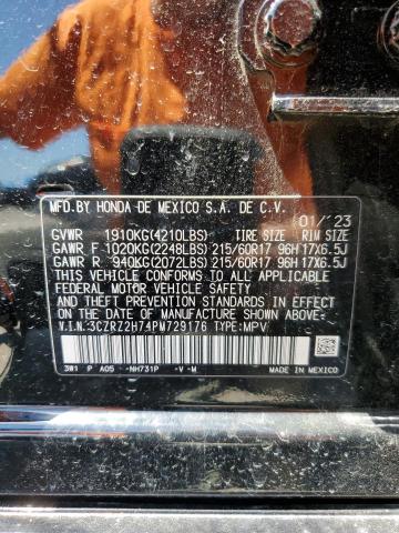 3CZRZ2H74PM729176 Honda Hr-v Exl