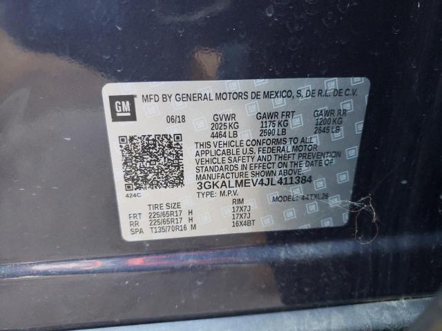 3GKALMEV4JL411384 GMC Terrain Sle