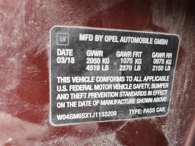 W04GM6SX1J1133209 Buick Regal Preferred Ii