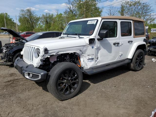 Продаж на аукціоні авто 2021 Jeep Wrangler Unlimited Sahara 4xe, vin: 1C4JJXP62MW767243, номер лоту: 53750124