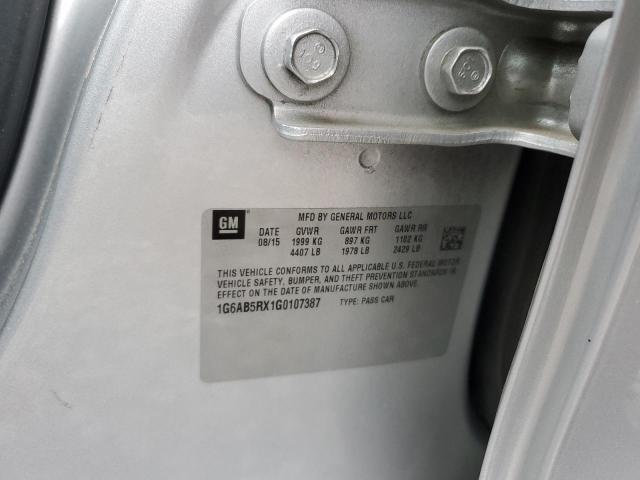 1G6AB5RX1G0107387 Cadillac ATS LUXURY
