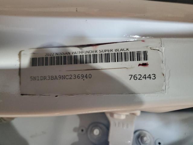 5N1DR3BA9NC236940 Nissan Pathfinder Sv