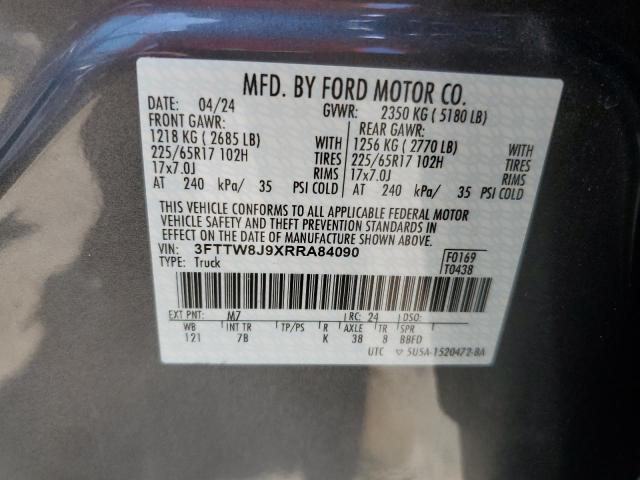 3FTTW8J9XRRA84090 Ford Maverick Xlt