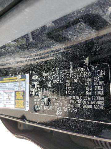 KNDJP3A50E7007959 KIA SOUL +