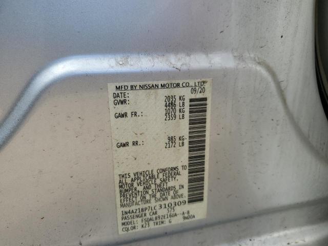 1N4AZ1BP7LC310309 Nissan LEAF S